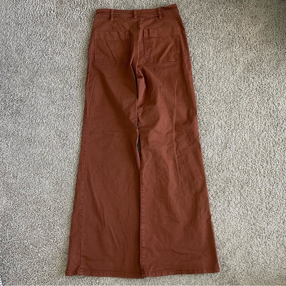 Marine Layer Bridget Twill Flare Pants - Picture 7 of 9